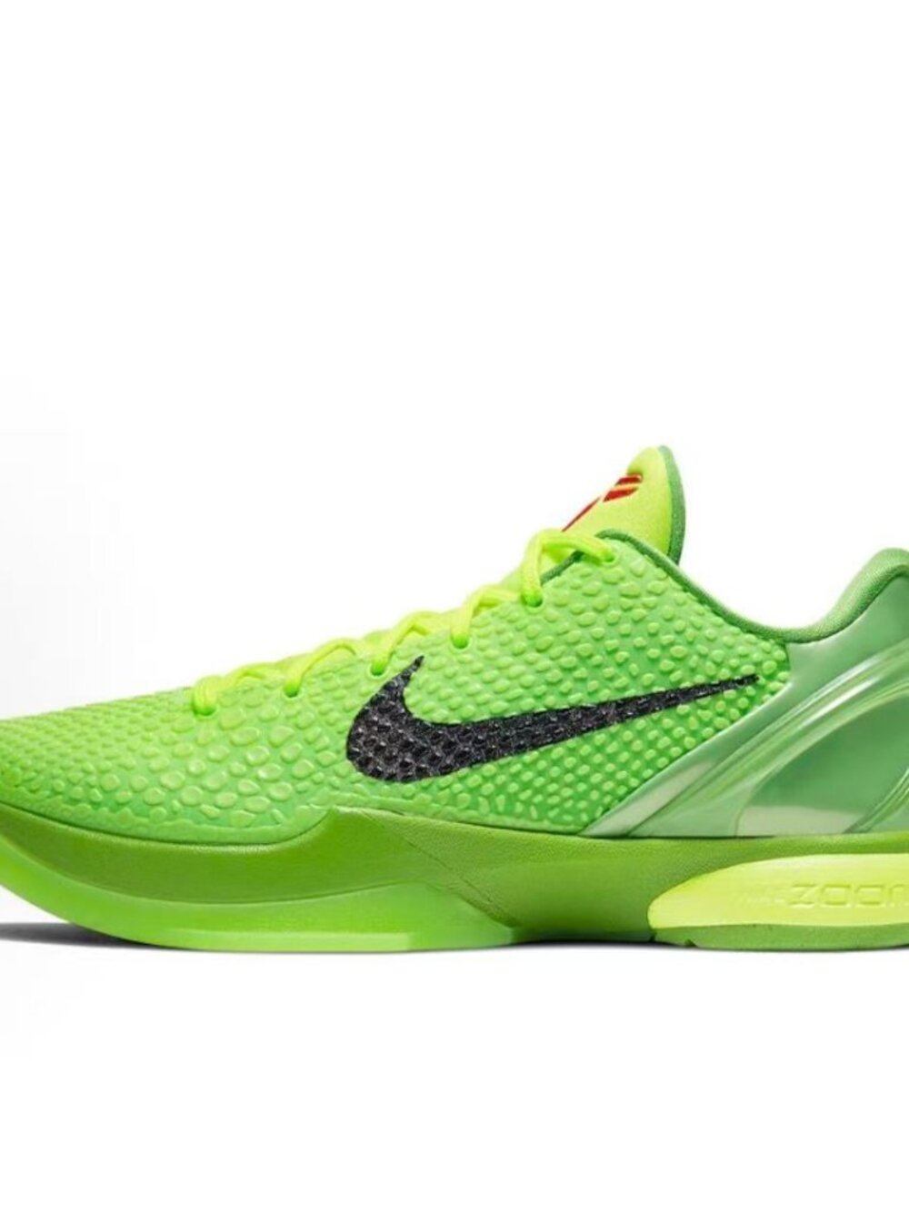 Nike Kobe 6 Protro Grinch Bright Green Christmas Basketball Sneakers